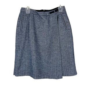 L.L.Bean Classic Fit Herringbone Skirt Women Size 6